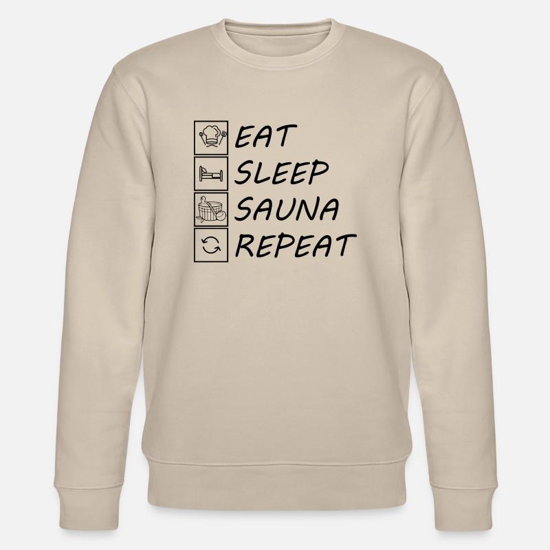 Sauna Wellness Spa - Stanley/Stella Unisex Bio-Sweatshirt CHANGER  - Beige