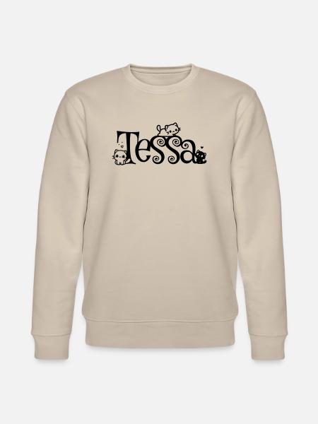 Tessa Navn Fornavn Killing Navn - Stanley/Stella økologisk unisex-sweatshirt CHANGER  - beige
