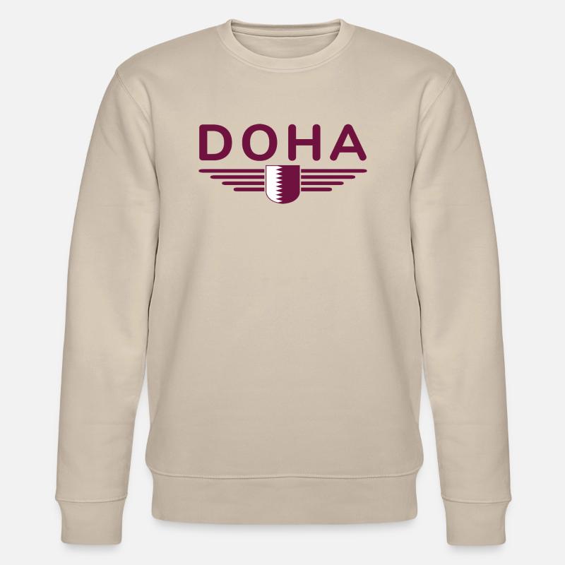 Doha Design – Stilvoll und Einzigartig - Stanley/Stella Unisex Bio-Sweatshirt CHANGER - Beige