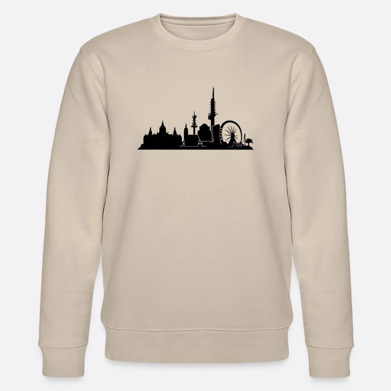 Hannover // Skyline // Silhouette // Skylineshirt - Stanley/Stella Unisex Bio-Sweatshirt CHANGER  - Beige