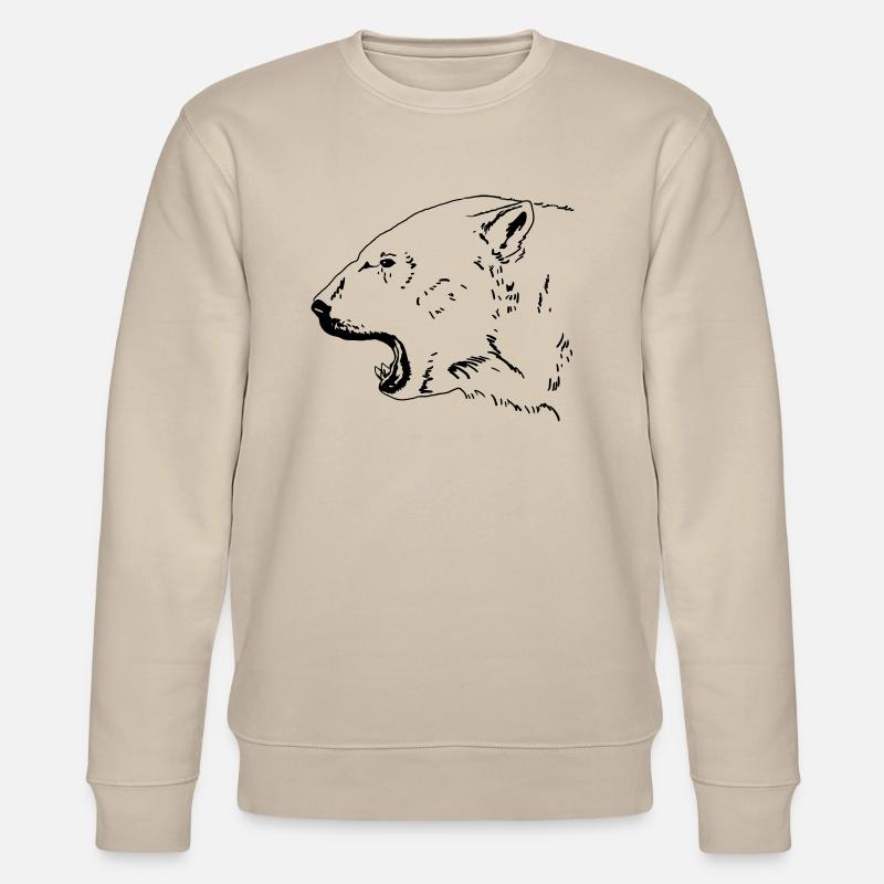 Eisbär - Stanley/Stella Unisex Bio-Sweatshirt CHANGER  - Beige