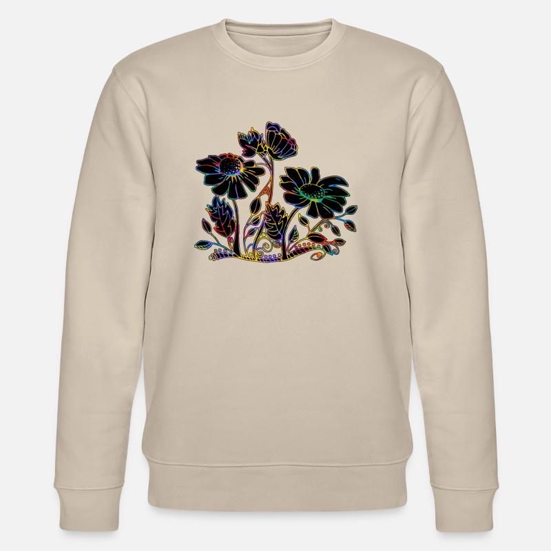 Fleur - Sweat bio CHANGER Stanley/Stella Unisexe - beige