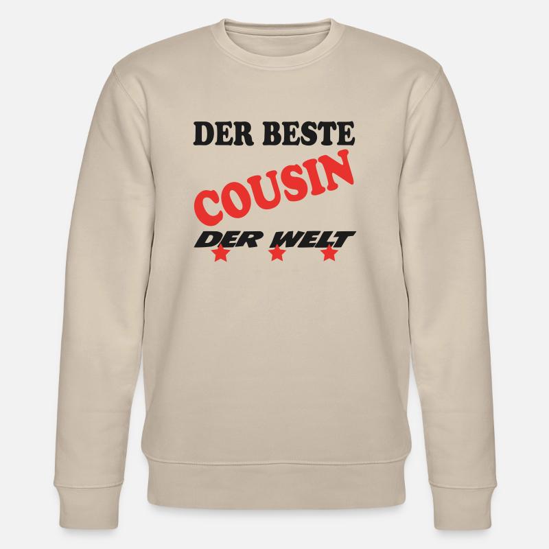 DER BESTE COUSIN - Sweat bio CHANGER Stanley/Stella Unisexe - beige