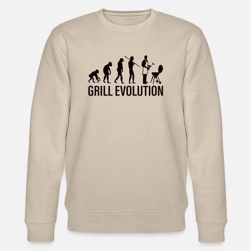 Evolution du gril - Sweat bio CHANGER Stanley/Stella Unisexe - beige