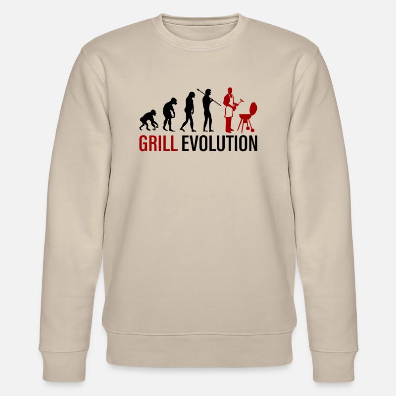 Evolution du gril - Sweat bio CHANGER Stanley/Stella Unisexe - beige