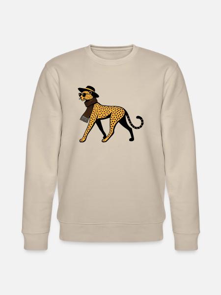 Leopard chic - Sweat bio CHANGER Stanley/Stella Unisexe - beige