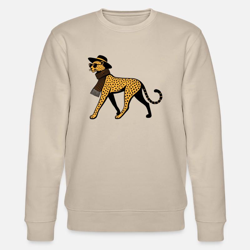 Leopard chic - Sweat bio CHANGER Stanley/Stella Unisexe - beige