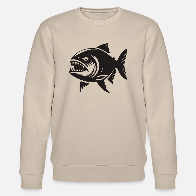 piranha - Stanley/Stella Unisex Bio-Sweatshirt CHANGER - Beige