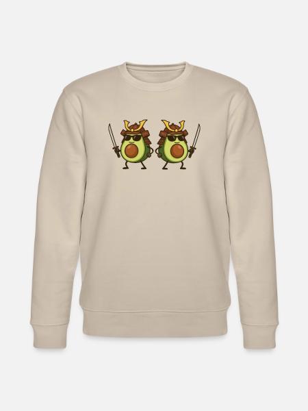 avocado samurai 2 - Stanley/Stella Unisex Bio-Sweatshirt CHANGER  - Beige