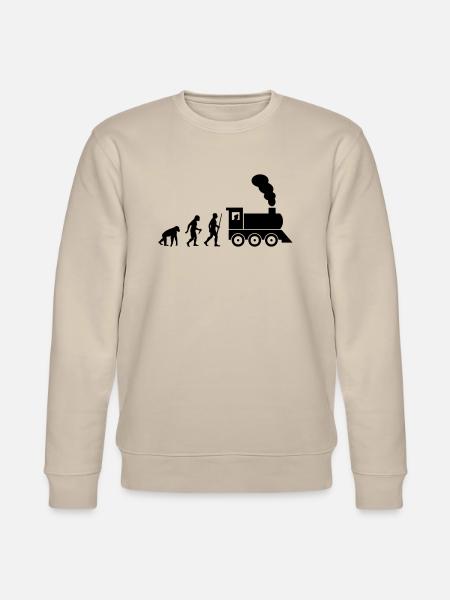 Train driver evolution - Sweat bio CHANGER Stanley/Stella Unisexe - beige