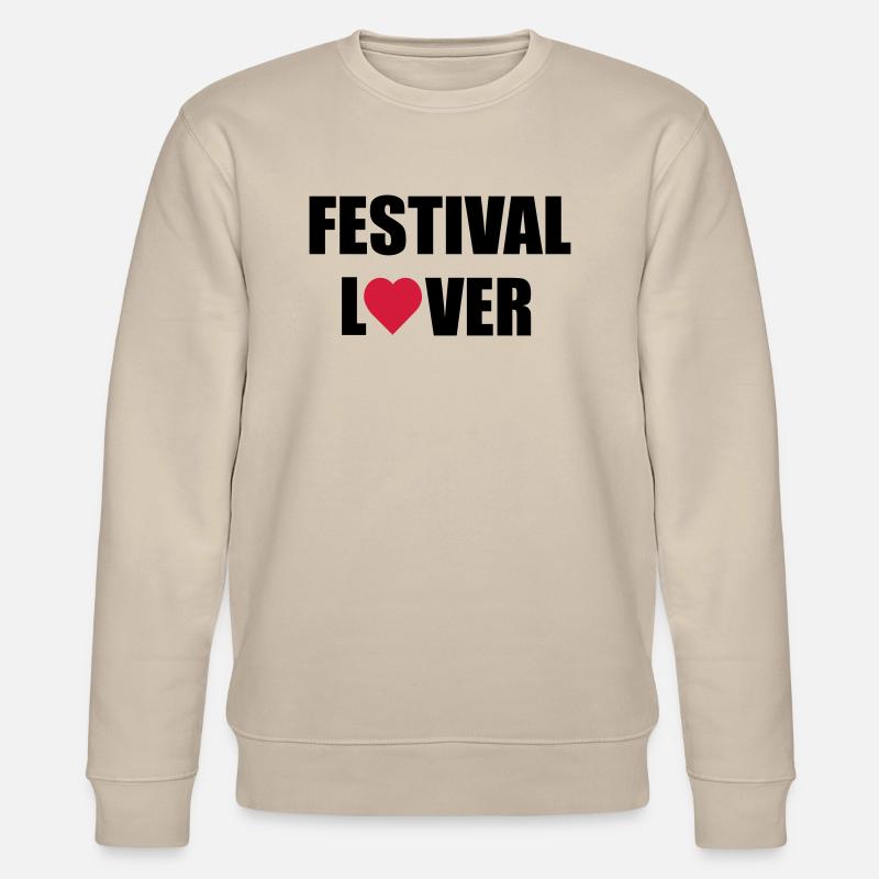 festival Lovers - Sweat bio CHANGER Stanley/Stella Unisexe - beige