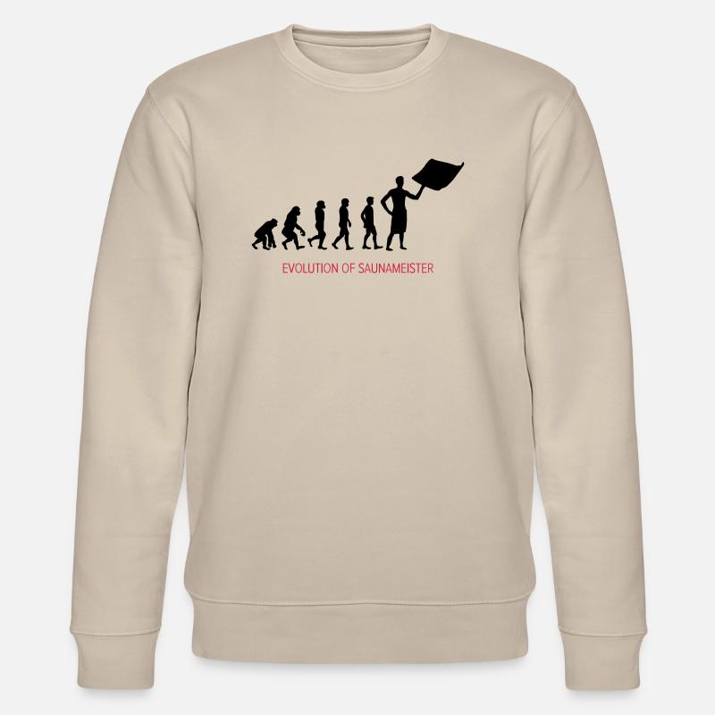 evolution of saunameister - Stanley/Stella Unisex Bio-Sweatshirt CHANGER  - Beige