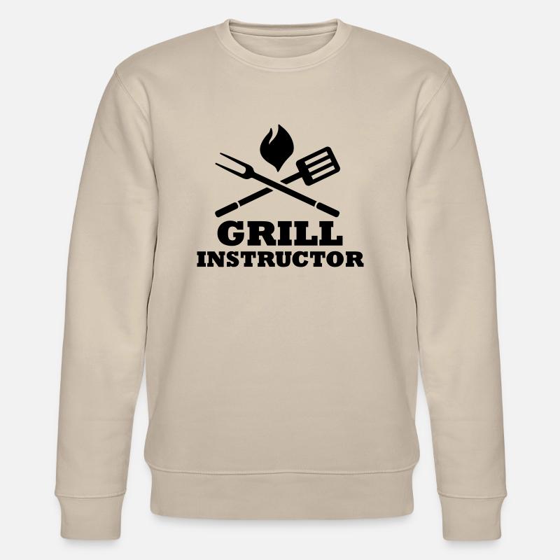 Grill Instructor - Stanley/Stella CHANGER Unisex Organic Sweatshirt - beige