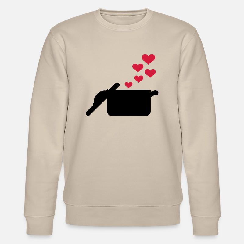 Kochen - Stanley/Stella Unisex Bio-Sweatshirt CHANGER  - Beige