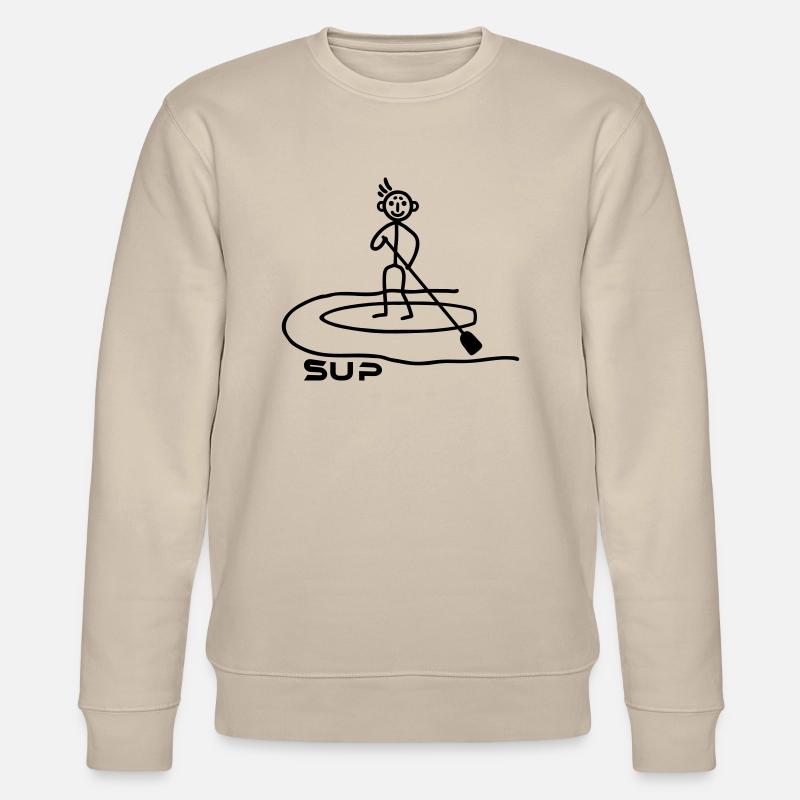 SUP - Paddeln - Stanley/Stella Unisex Bio-Sweatshirt CHANGER  - Beige