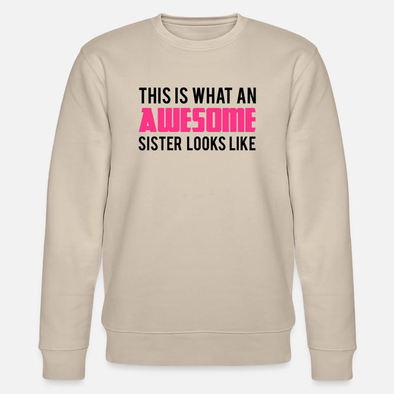 Sister - Stanley/Stella Unisex Bio-Sweatshirt CHANGER  - Beige