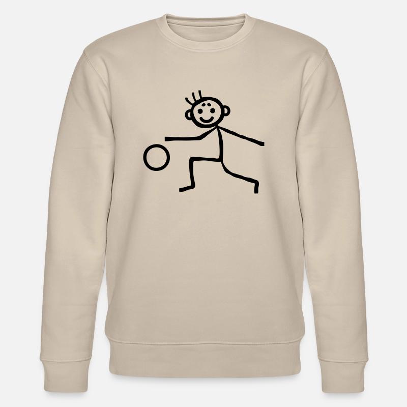Stickmen possession - Stanley/Stella CHANGER Unisex Organic Sweatshirt - beige