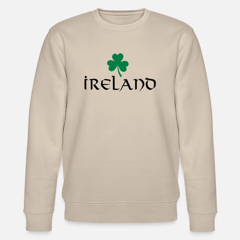 Ireland - St. Patrick's Day - Sweat bio CHANGER Stanley/Stella Unisexe - beige