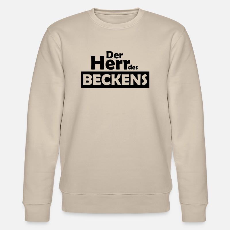 der herr des beckens - Stanley/Stella Unisex Bio-Sweatshirt CHANGER  - Beige