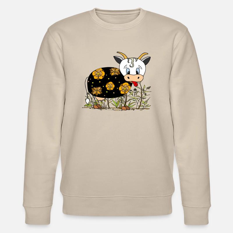 Kuh - Stanley/Stella Unisex Bio-Sweatshirt CHANGER - Beige