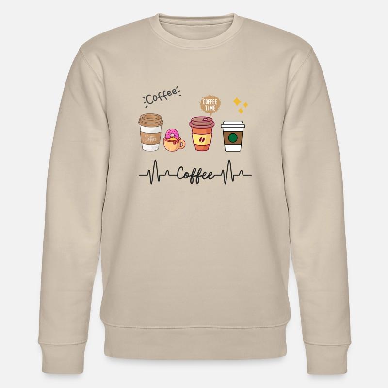 J’adore le café - Sweat bio CHANGER Stanley/Stella Unisexe - beige