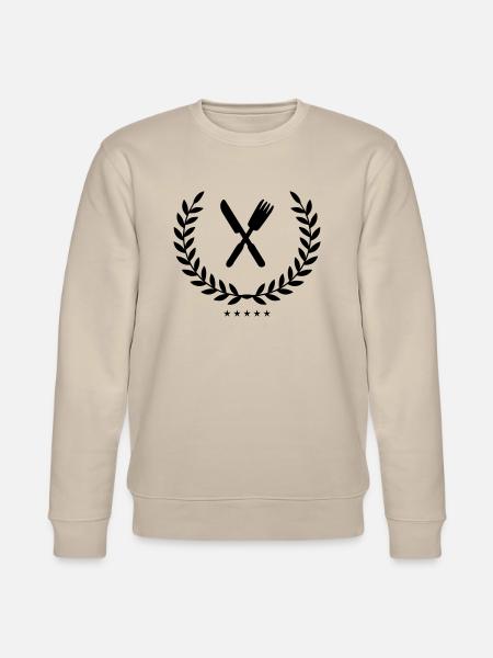 besteck wappen - Stanley/Stella Unisex Bio-Sweatshirt CHANGER - Beige