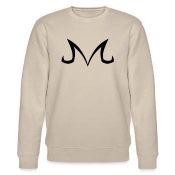 Majin - Stanley/Stella Unisex Bio-Sweatshirt CHANGER  - Beige - Vorne - Nik (191cm) & Marisol (170cm)