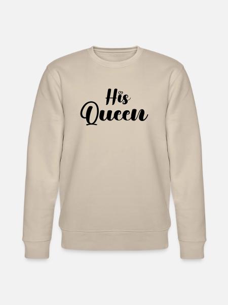 his queen - Stanley/Stella CHANGER Unisex Organic Sweatshirt - beige