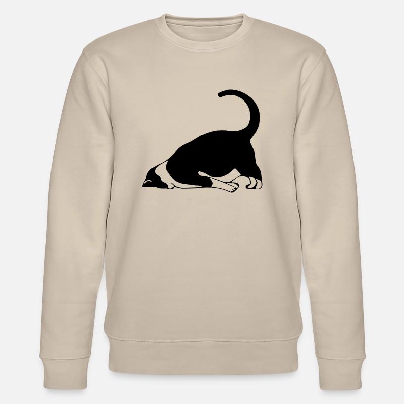 Schlafende Katze - Stanley/Stella Unisex Bio-Sweatshirt CHANGER  - Beige