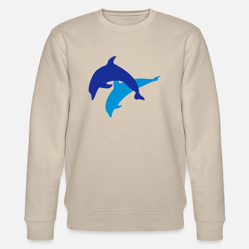 Delfine, Delfin - Stanley/Stella Unisex Bio-Sweatshirt CHANGER  - Beige