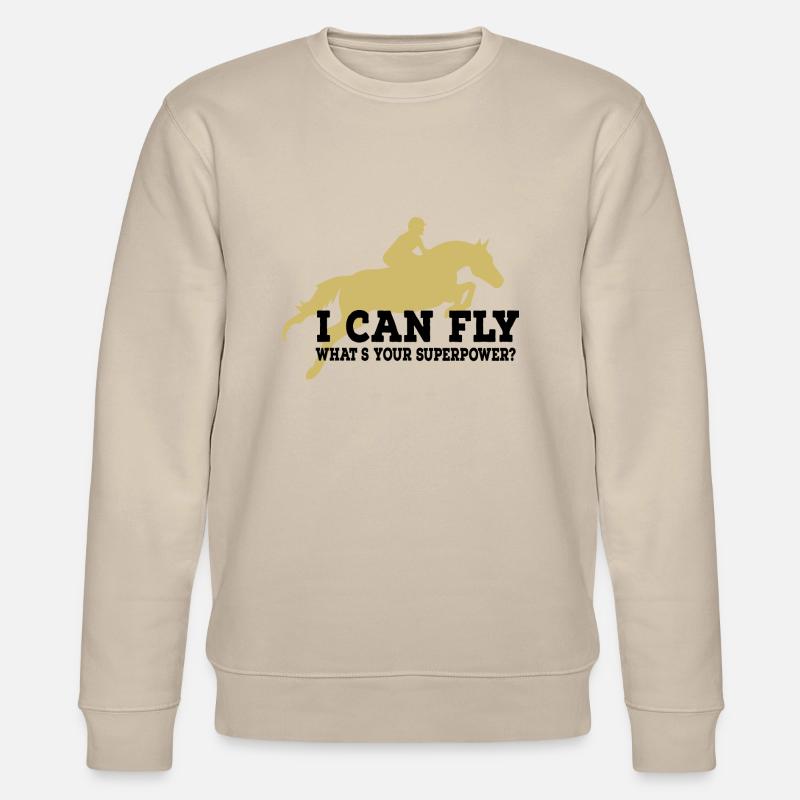 Springpferd - Stanley/Stella Unisex Bio-Sweatshirt CHANGER  - Beige