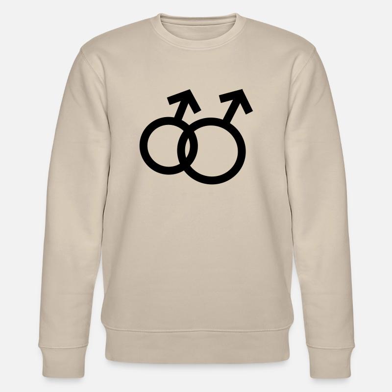 Schwul - Stanley/Stella Unisex Bio-Sweatshirt CHANGER  - Beige