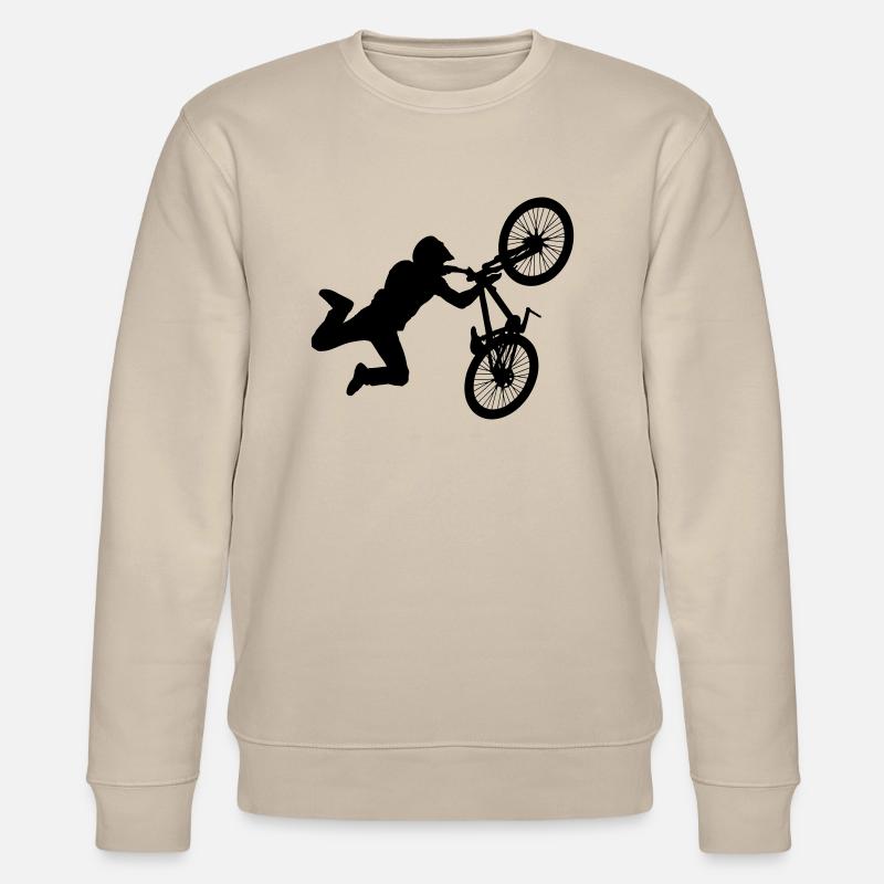 Mountainbiker - Stanley/Stella Unisex Bio-Sweatshirt CHANGER  - Beige