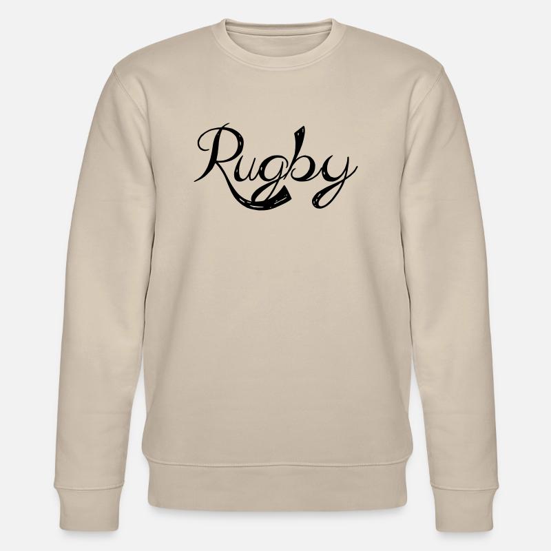 Ein Rugby- - Stanley/Stella Unisex Bio-Sweatshirt CHANGER  - Beige