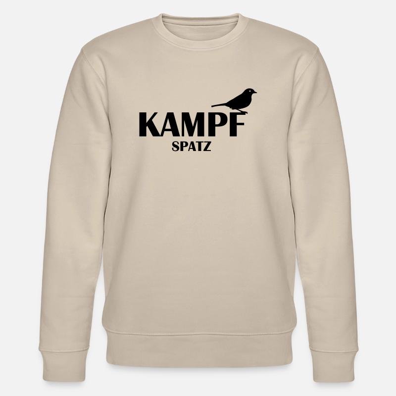 Kampf Spatz (md) - Stanley/Stella Unisex Bio-Sweatshirt CHANGER  - Beige