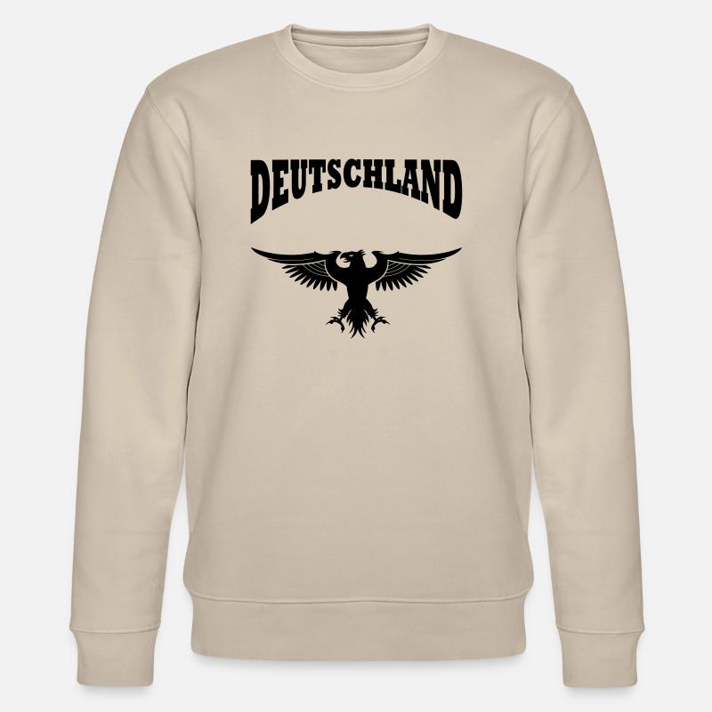 Deutschland + Adler - Stanley/Stella Unisex Bio-Sweatshirt CHANGER  - Beige