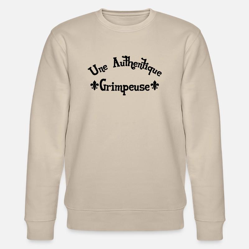 Escalade / Alpiniste / Varappe / Alpinisme Grimpe - Sweat bio CHANGER Stanley/Stella Unisexe - beige