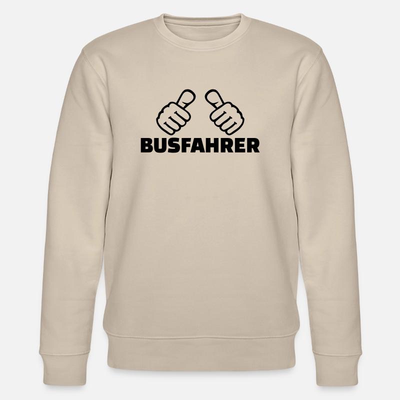 Busfahrer - Stanley/Stella Unisex Bio-Sweatshirt CHANGER - Beige