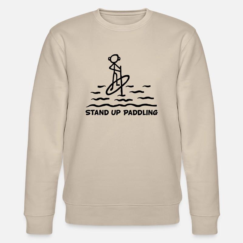 Stand Up Paddling - Stanley/Stella Unisex Bio-Sweatshirt CHANGER  - Beige
