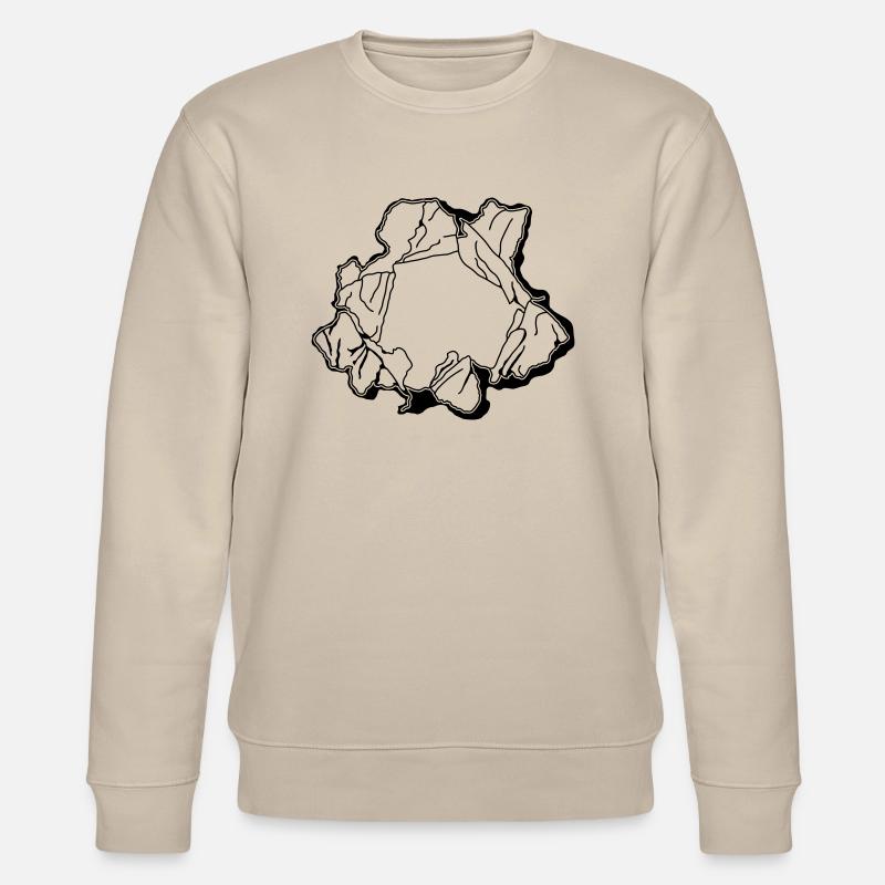 Zerrissenes Papier ca321 - Stanley/Stella Unisex Bio-Sweatshirt CHANGER  - Beige