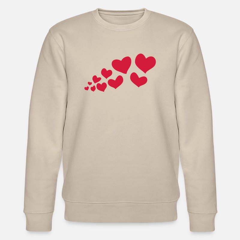 10 cœurs - Sweat bio CHANGER Stanley/Stella Unisexe - beige