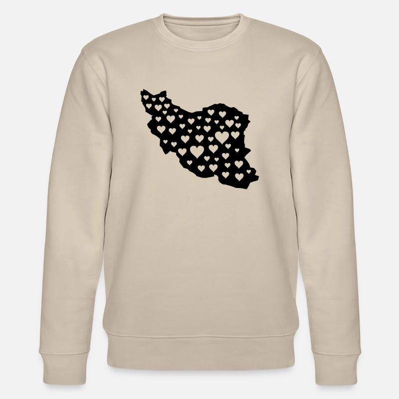 Iran Amour 01 - Sweat bio CHANGER Stanley/Stella Unisexe - beige