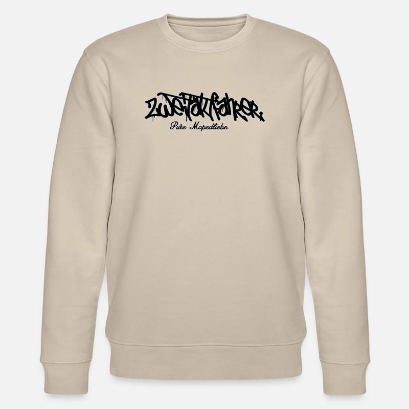 Cavalier deux temps // lettrage - Sweat bio CHANGER Stanley/Stella Unisexe - beige