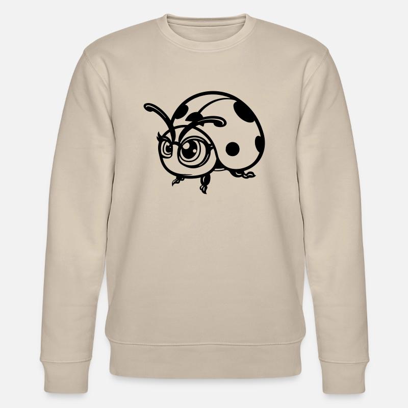 maikäfer comic - Stanley/Stella Unisex Bio-Sweatshirt CHANGER  - Beige