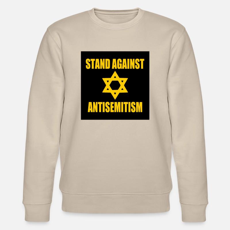 stand against antisemitism - Stanley/Stella Unisex Bio-Sweatshirt CHANGER  - Beige