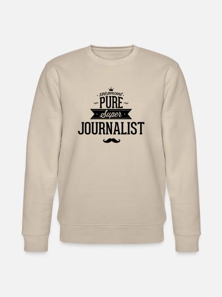 100 percent journalist - Stanley/Stella CHANGER Unisex Organic Sweatshirt - beige