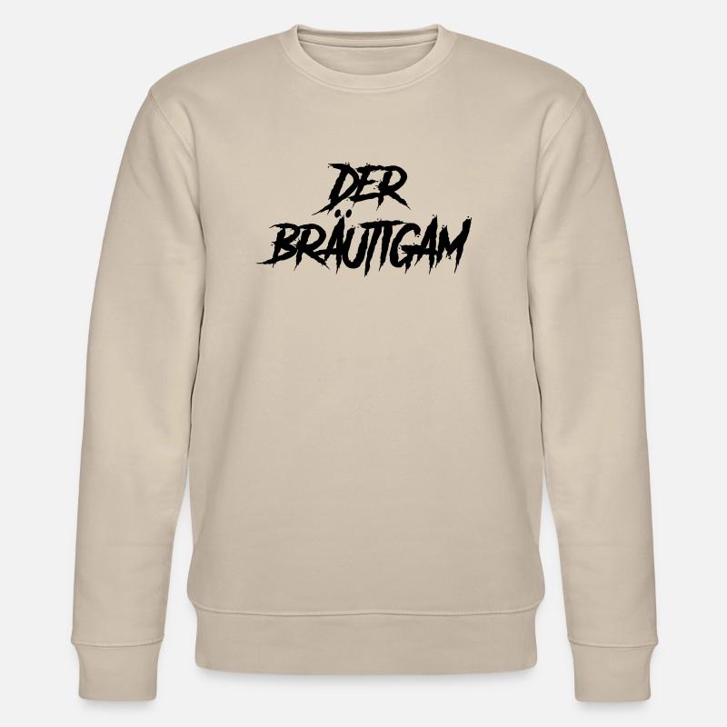der bräutigam - Stanley/Stella Unisex Bio-Sweatshirt CHANGER  - Beige