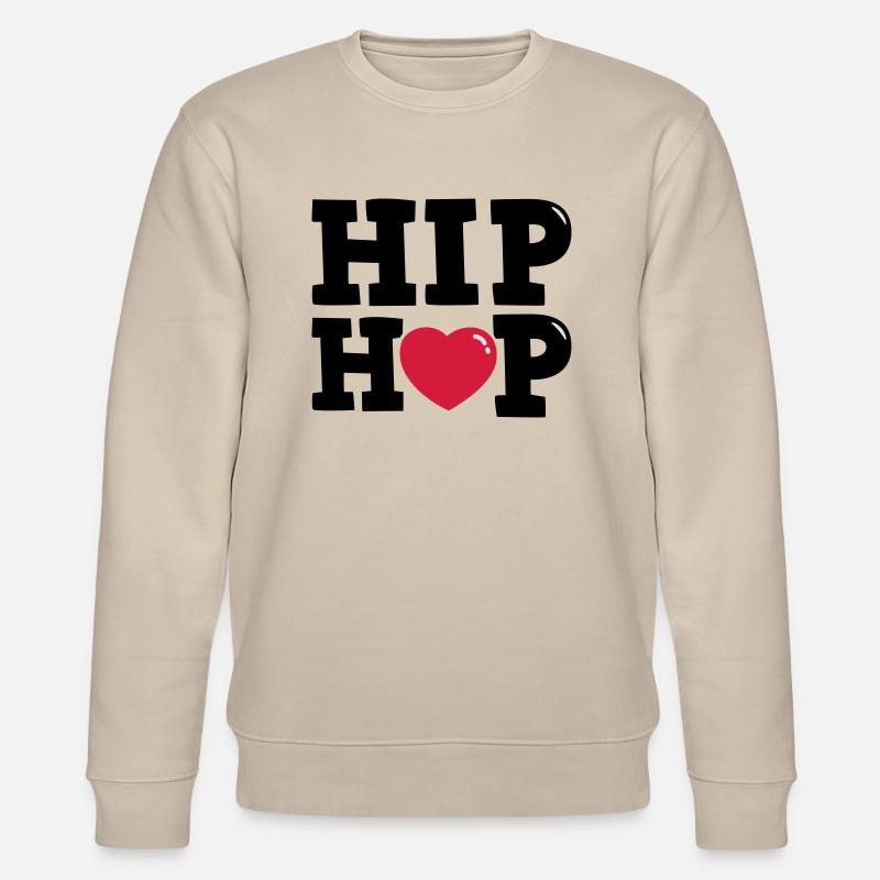 I heart Hip Hop - Stanley/Stella Unisex Bio-Sweatshirt CHANGER  - Beige