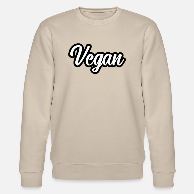 Végétaliens végétaliens végétariens - Sweat bio CHANGER Stanley/Stella Unisexe - beige