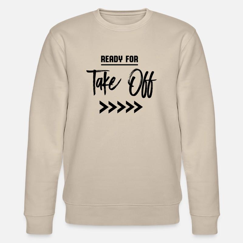 Ready for take off - Stanley/Stella Unisex Bio-Sweatshirt CHANGER - Beige